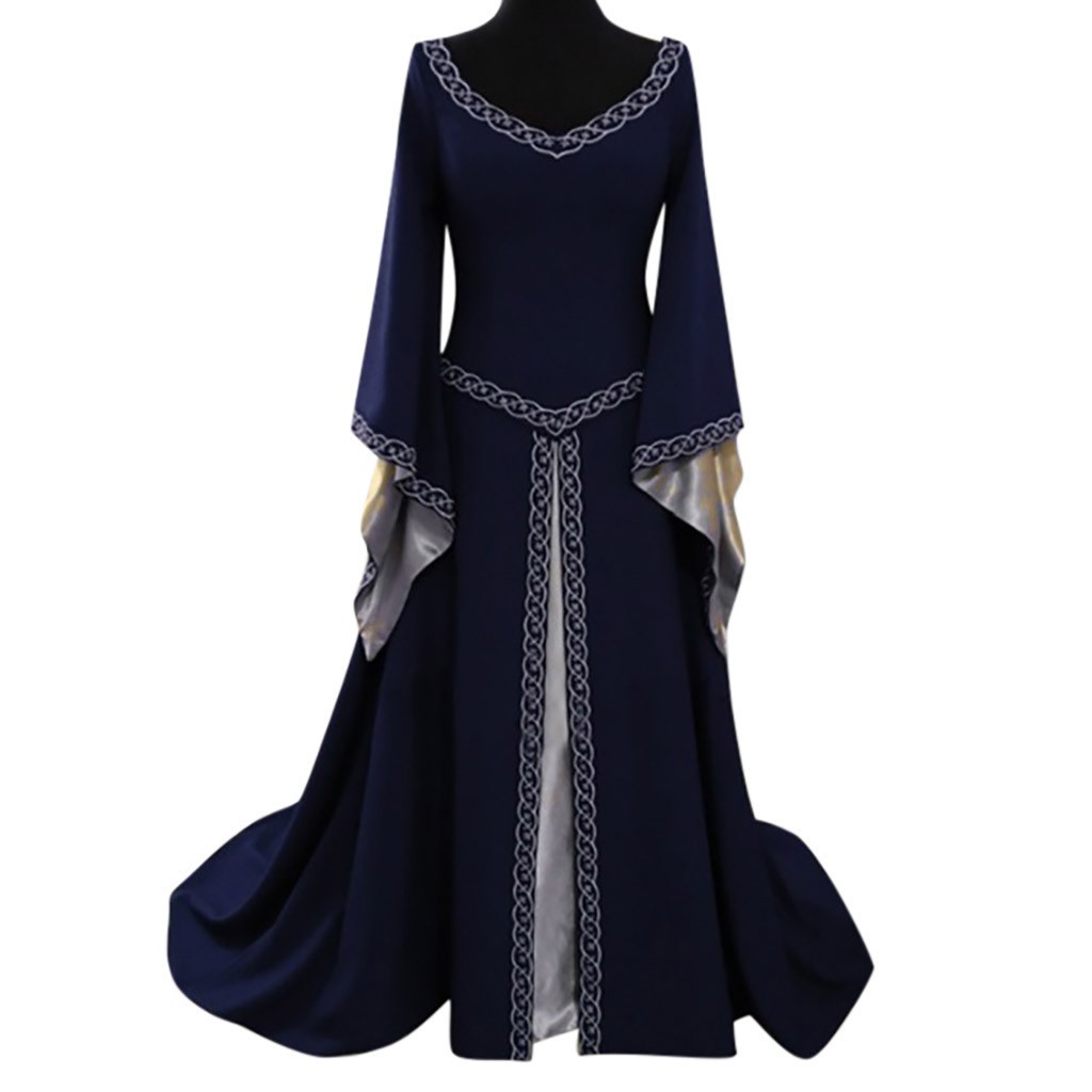 Long Sleeve Round Neck Mid Len - Skirts 评论和价格