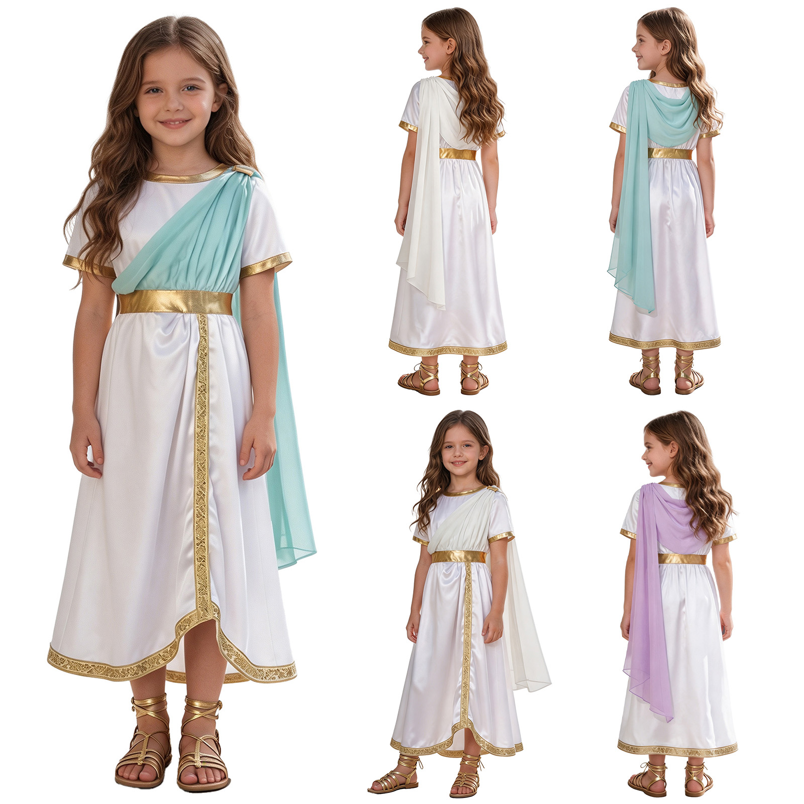 Girls Ancient Greek Princess D - Dresses 评论和价格