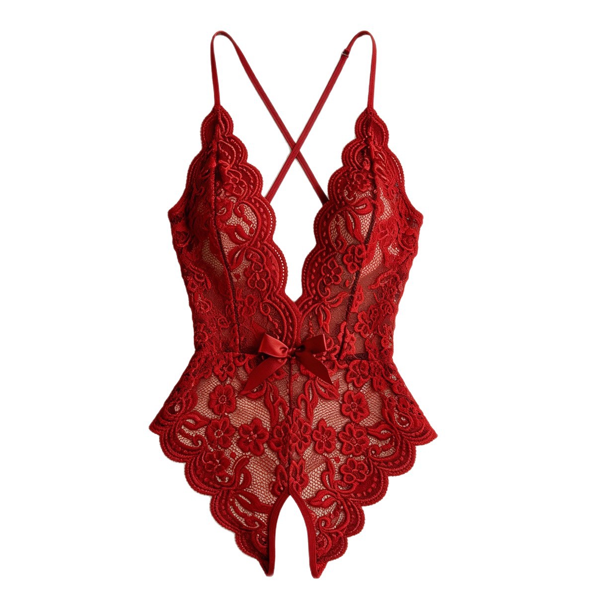Hot Crotchless Sexy Lingerie F - Lingerie 评论和价格