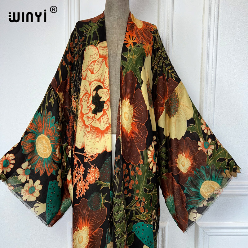 WINYI Africa Fashion Summer Ki - Boho Summer Beach Maxi Dress 评论和价格