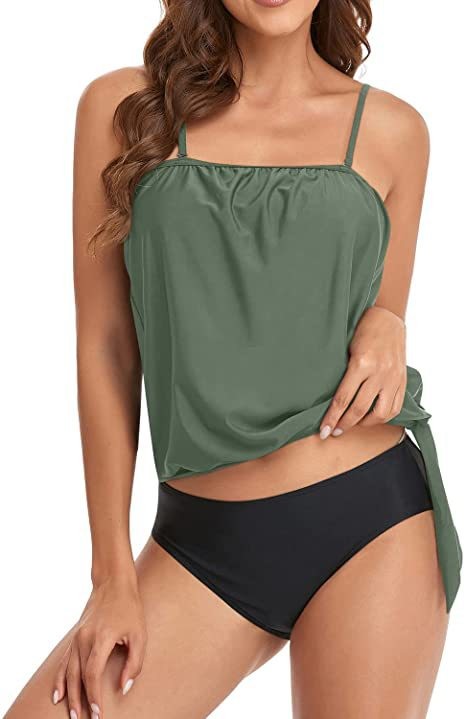 Women's High Waist Bikini Crop - Tops 评论和价格