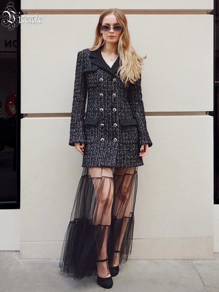 VC Women’s Tweed Blazer Dress  - Tweed Two Piece Blazer Dress 评论和价格
