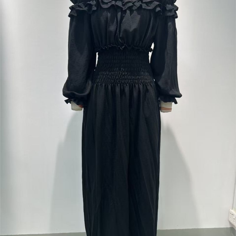 Women Off‑Shoulder Ruffle Maxi - Off Shoulder Puff Sleeve Sundress 评论和价格