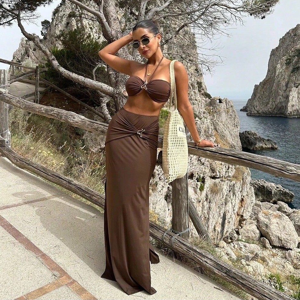 Women Sleeveless Tankini Bikin - Swimwear 评论和价格
