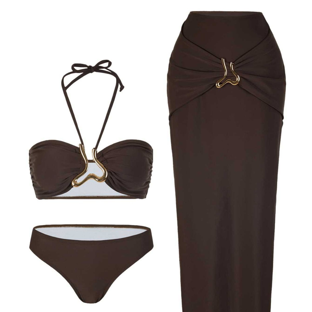 Women Sleeveless Tankini Bikin - Swimwear 评论和价格