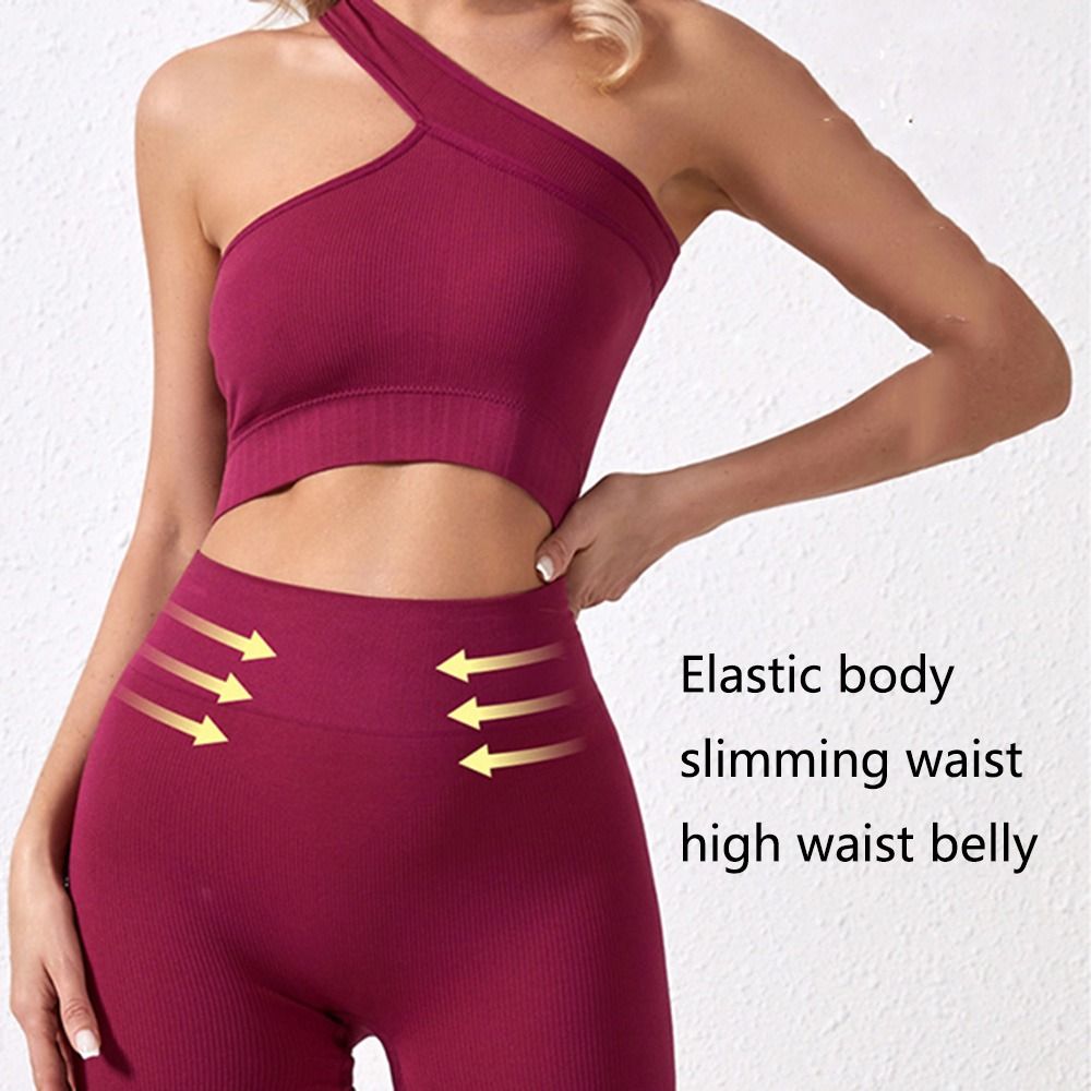 2Pcs Casual Seamless Women Wor - Seamless Ribbed Workout Tank Top 评论和价格