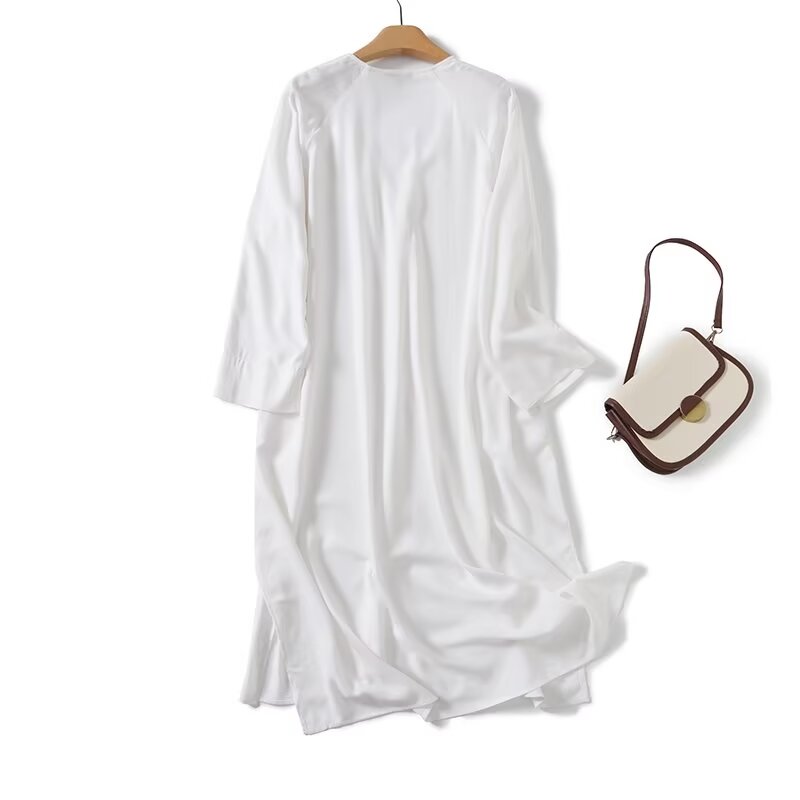 Dave&Di Moroccan Retro Linen L - Casual Loose Linen Shirt Dress 评论和价格