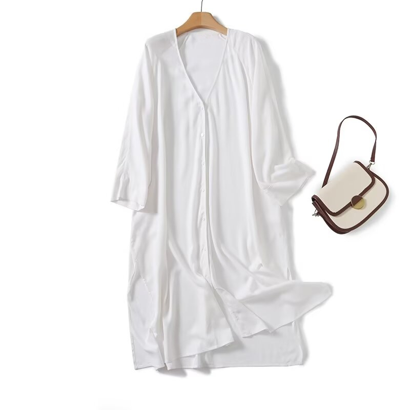 Dave&Di Moroccan Retro Linen L - Casual Loose Linen Shirt Dress 评论和价格