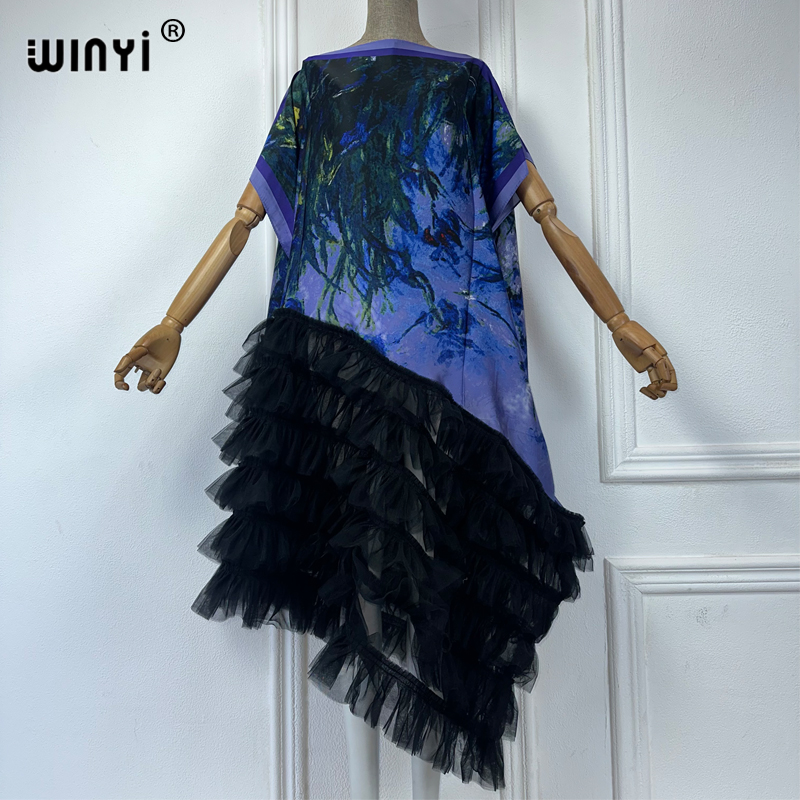 WINYI Africa Clothing Plus Siz - Boho Summer Beach Maxi Dress 评论和价格